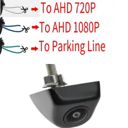 CCD HD CVBS AHD 720P 1080P Parking Assistance Car Rear View Camera 12V Back Reverse Fish Eyes Night Vision 170 Degree Angle Auto