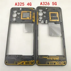 Middle Frame For Samsung Galaxy A32 4G A325 5G A326 Housing Case Middle Frame Replacement Parts With Power Volume button