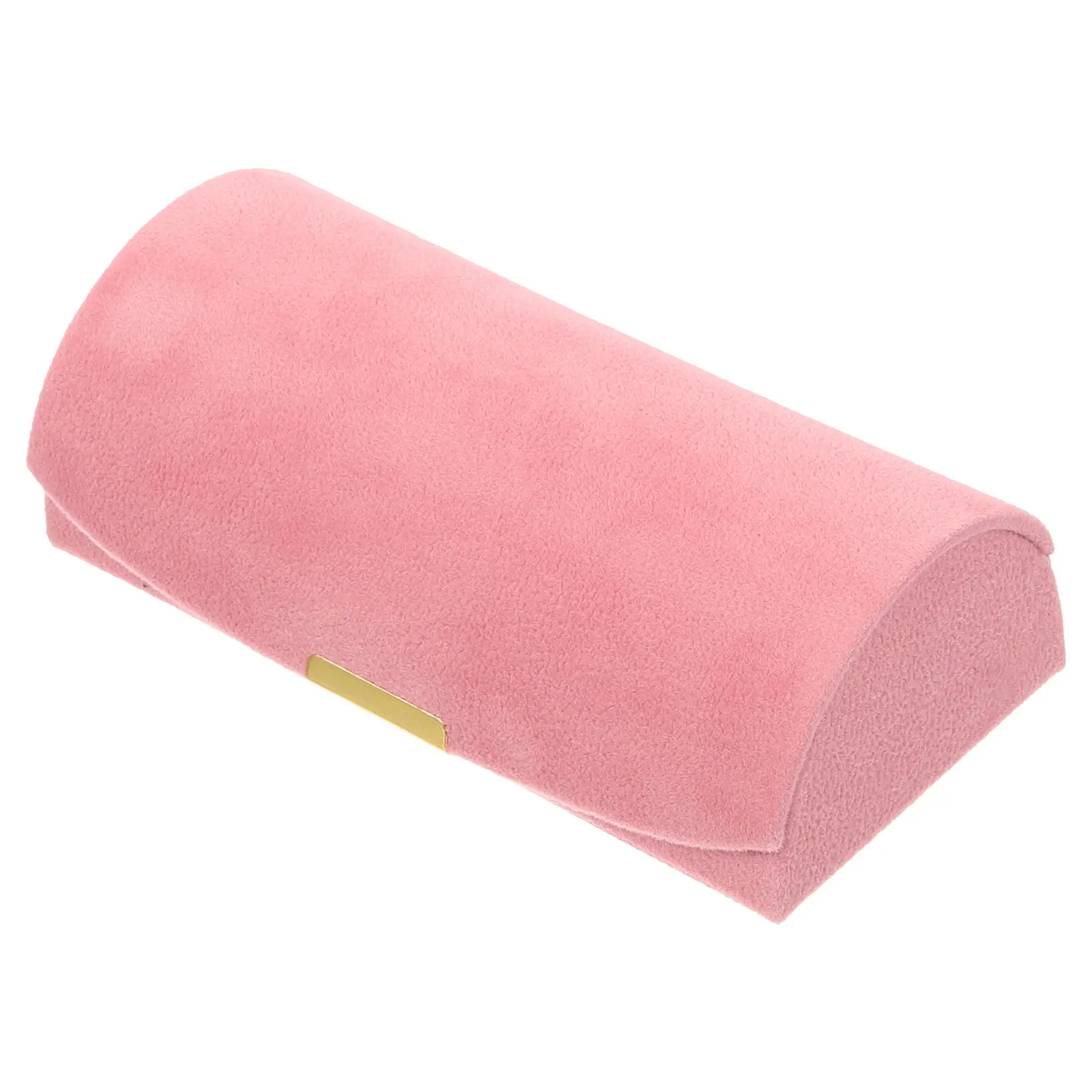 

Jewelry Organizer Box Arch Design Multiple Compartments Soft Portable Travel Suitable Desktop Jewelry Storage Container Earring