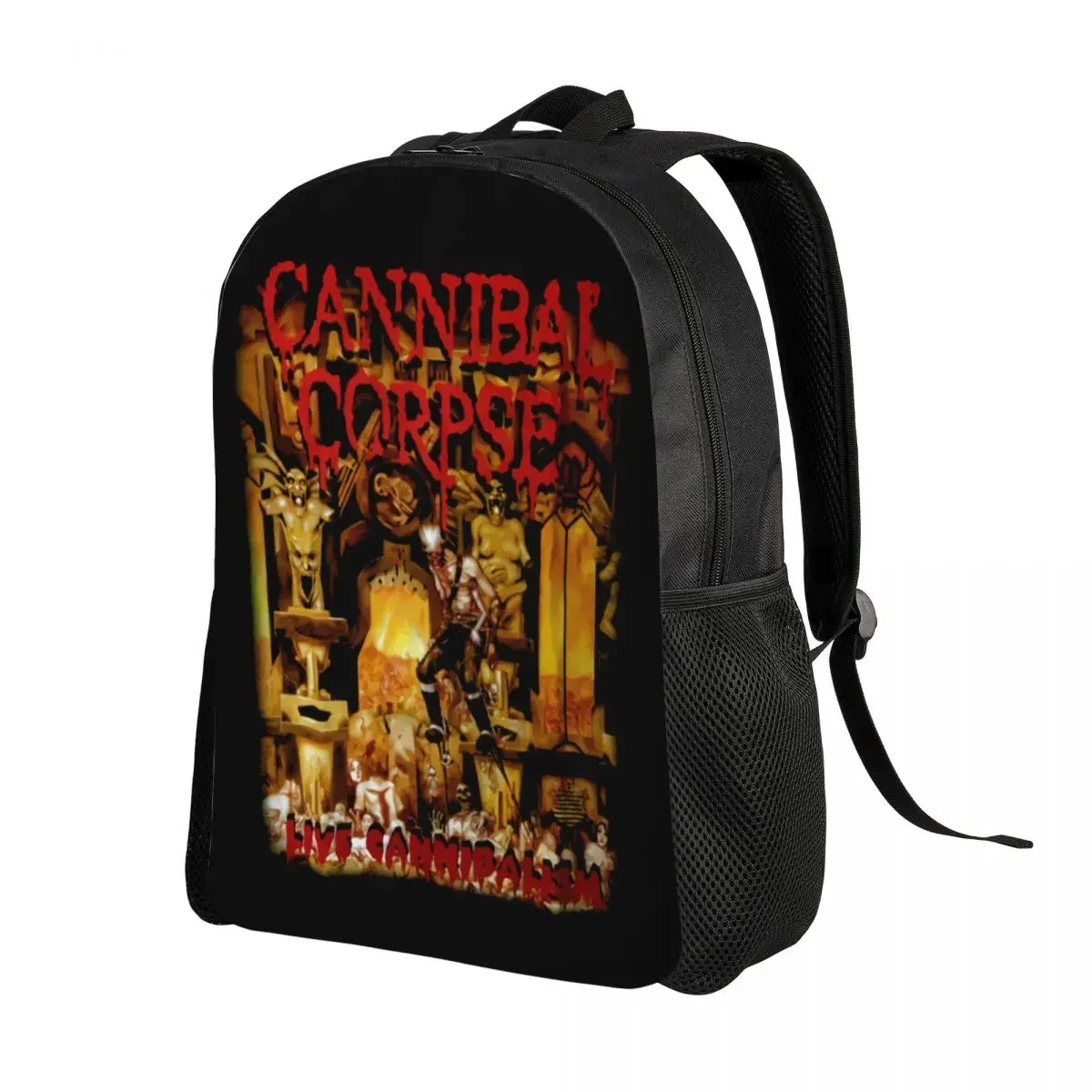 Custom Cannibal Corpse Travel Backpack Women Men School Laptop Bookbag Rock Roll Death Metal College Student Daypack Bags