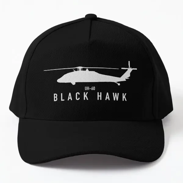 Uh 60 Black Hawk  Baseball Cap Hat Casual Mens Casquette Bonnet  Fish Solid Color Hip Hop Printed Summer Snapback Czapka Outdoor