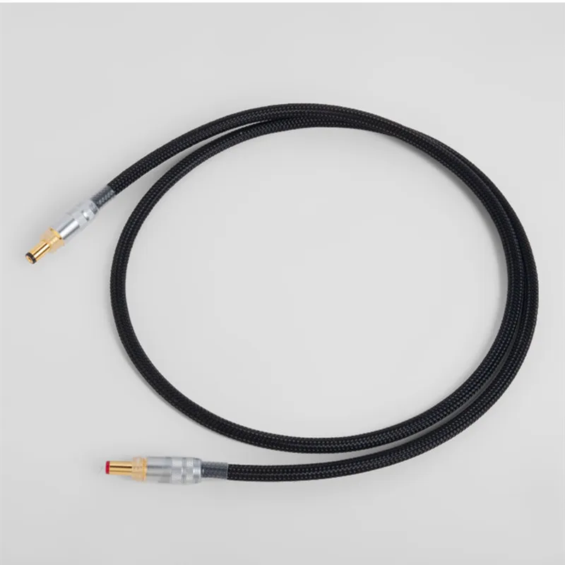 

HIFI DC Output Power Cable DC2.5X2.1 To DC 2.5X2.5 2P 3P Plug Cardas 2*21 AWG (0.8mm) Cord Oyaide Handmade Upgrade Line Wire