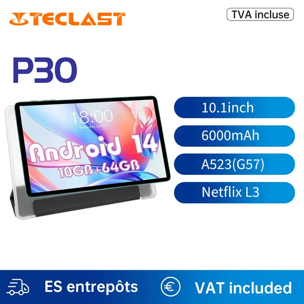 Teclast p30 1,8 all winning tablet a523 8-Kern GHz/ 10GB(4GB 6GB)RAM/64GB ROM/10,1 Zoll 6000 × IP/WLAN/mAh/Typ C/5MP 2m