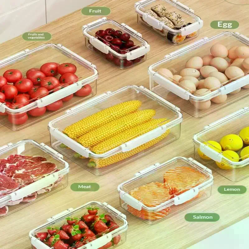 Meal Prep Organizer - حاويات تخزين الطعام الطازج، منظم فواكه