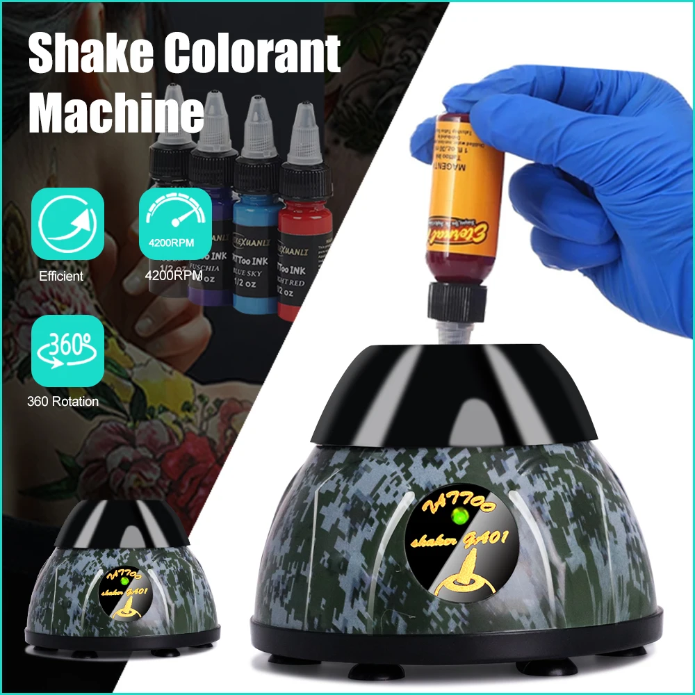 

Mini Vortex Mixer with Touch Function 4200 rpm Nail Polish Gel Liquid Mixing Machine Tattoo Pigment Ink Electric Shaker Stirrer