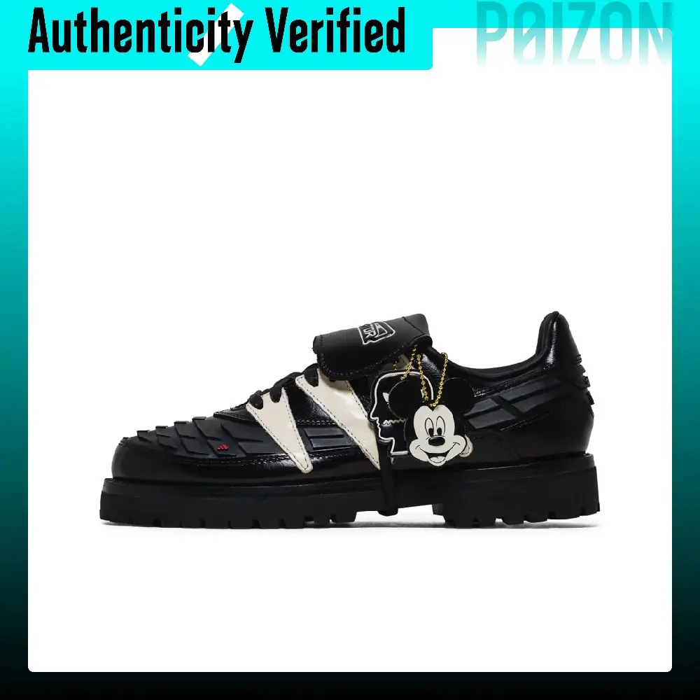 Adidas x Brain Dead X Disney Predator Comfortable Low top Casual Shoes Unisex Black White KJ4289
