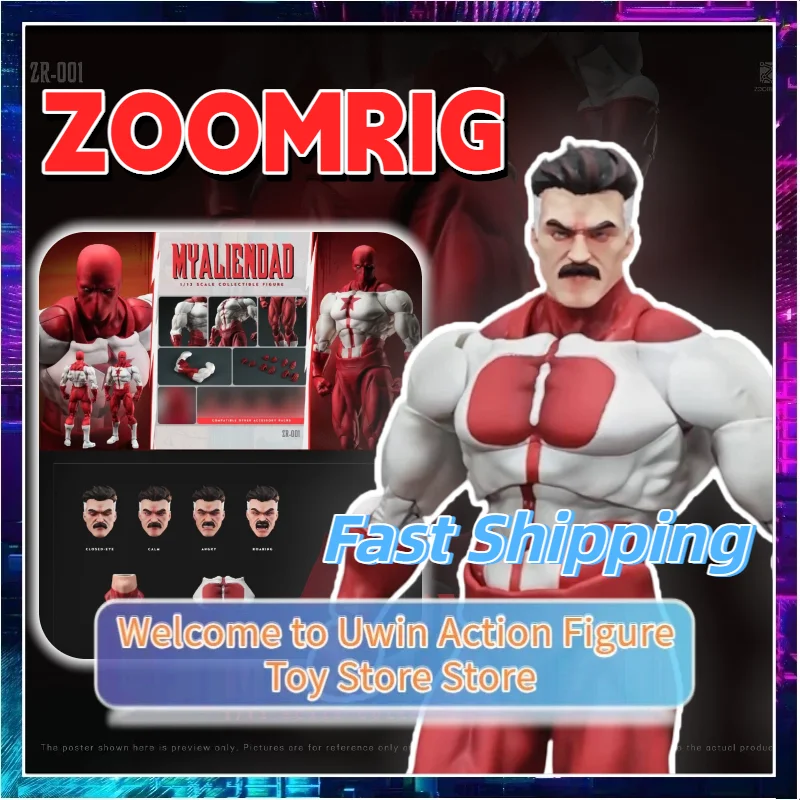 

[Fast Shipping 2026 Q2] ZOOMRIG 1/12 Scale My Alien Daddy Invincible Boy Omni ZR-001 Action Doll Model Toy Collection Gifts