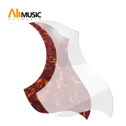 Eagle Style Pickguard Acoustic Guitar Pickguard Sticker Transparent and Turtle Shell Color