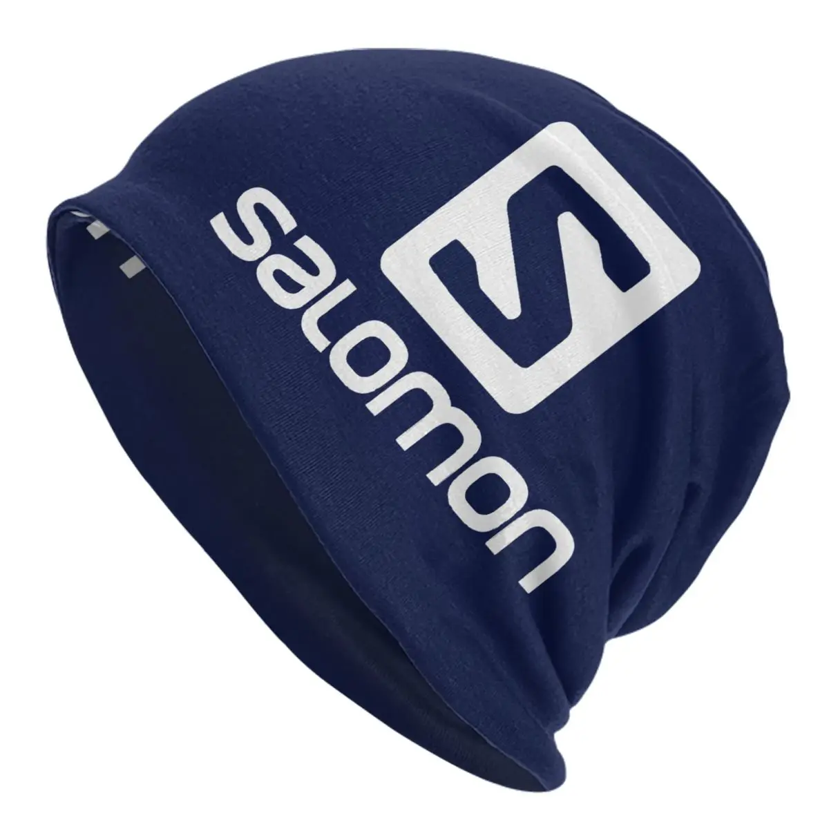 Salomons Logo Skullies Beanies Hat Cool Unisex Outdoor Caps Warm Dual-use Bonnet Knitting Hats