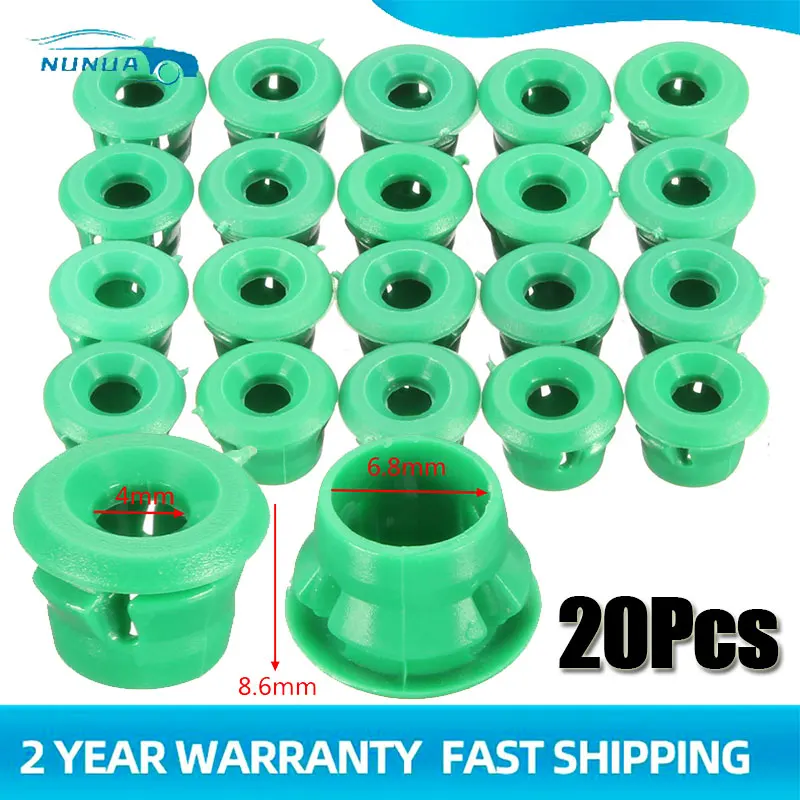 20 قطعة الجانب التنانير عتبة النفخ جروميت كليب المثبتات جروميت المكسرات ل BMW E30 E32 E36 E46 E60 E61 E63 E64 E65 E66 E83 E87 E90