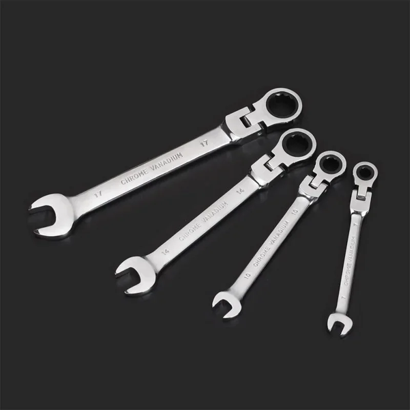 Metric Flexible Ratcheting Wrench Combination Spanner 6mm 7mm 8mm 9mm 10mm 11mm 12mm 13mm 14mm 15mm 16mm 17mm 18mm 19mm 20mm