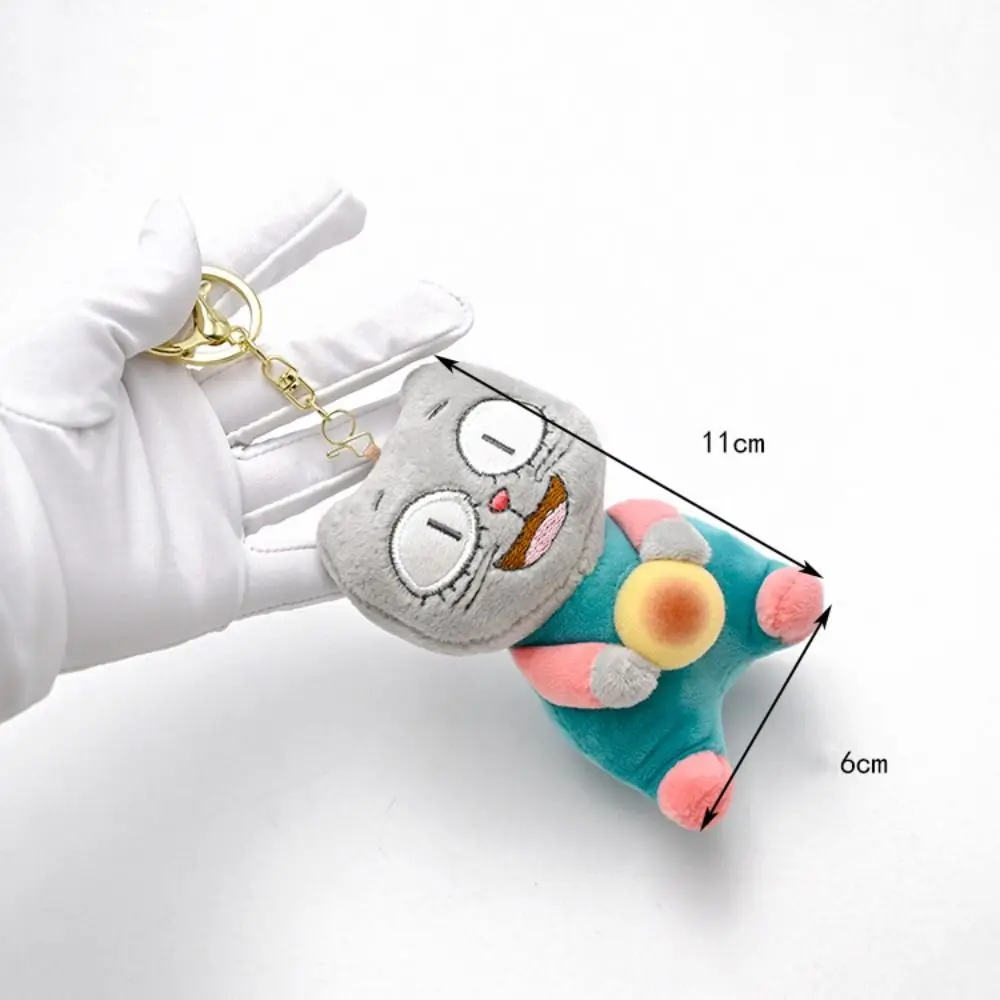 クリエイティブぬいぐるみ猫ぬいぐるみキーホルダーソフトカラフルなかわいい猫ぬいぐるみイン漫画動物ぬいぐるみキーチェーン友人の誕生日プレゼント