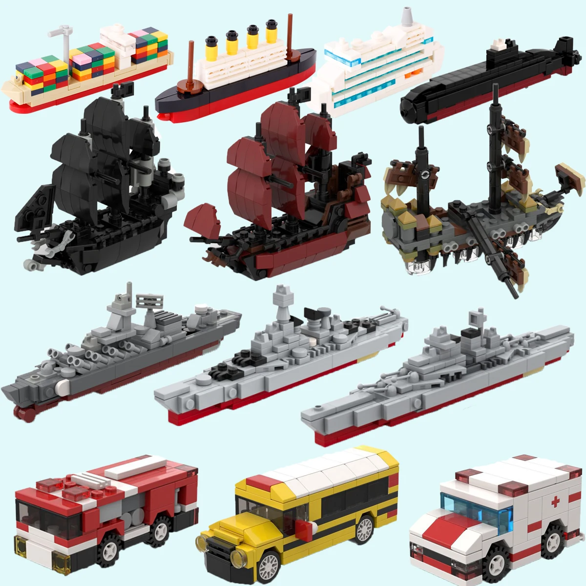 moc-Титаник-модель-круизного-корабля-строительные-блоки-наборы-подводной-лодки-грузовик-сделай-сам-кирпичи-детские-игрушки-для-сборки-подарок-для-детей