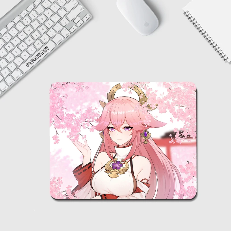 

Wuxia Girl Mousepad Small Office Computer Desk Mat Pretty 18x22cm Design Mouse Pad Laptop XS Desk Pad Little Mouse Mat