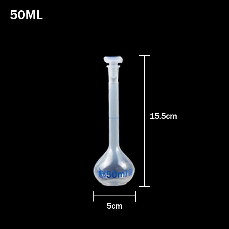 50 мл/100 мл/250 мл/500 мл 1 шт. мерная колба градуированная бутылка для химических испытаний мерная колба бутылка с пробкой длинная шея Vol