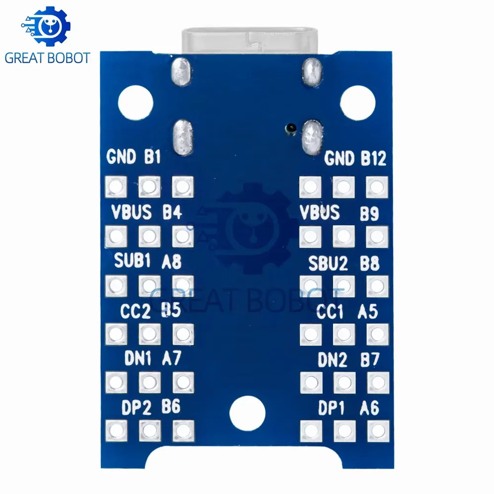 USB Type-C Convenient Charging Test Module for Arduino and DIY Electronics Projects