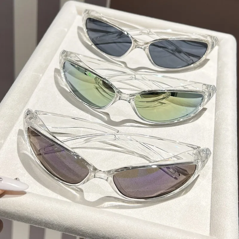 New Y2k Sunglasses For Men And Women Sports Cycling Glasses Women Trendy Street Photography Sunglasses Men Fashion Shades image 6
