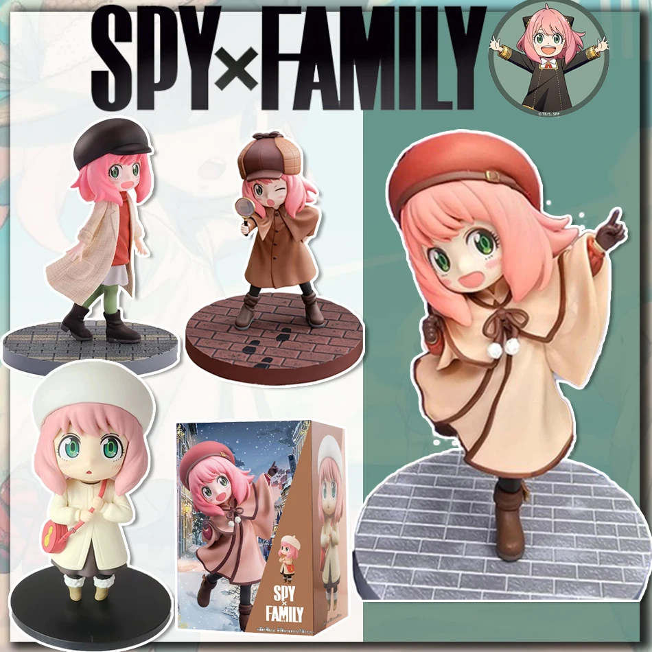 New Anime Spy X Family CODE: White  Figure Toys PVC Anya Detective Spy Family Figures Desktop Decoration Cute Gifts for Kids