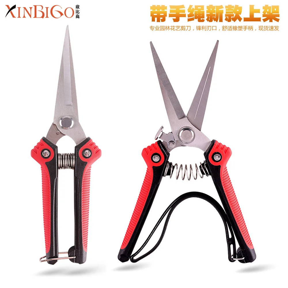 

Professional Stainless Steel Fruit Picking Shears - Sharp Tip Scissors for Harvesting Grapes, Pruning Branches, Gardening Tools