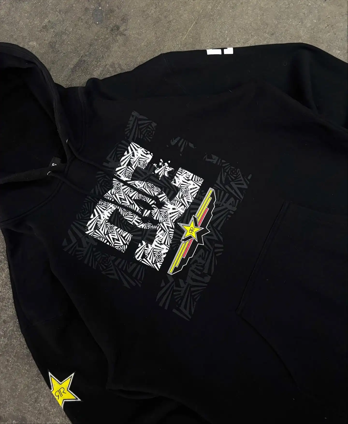 Vintage Style Hoodie Star Print Hoodies Women Grunge Sweatshirt Tops Streetwear Harajuku Gothic Y2k Women Clothing