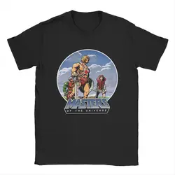 He Man Masters Of The Universe T Shirts for Men 100% Cotton T-Shirts Round Collar Tee Shirt Short Sleeve Clothes Printed