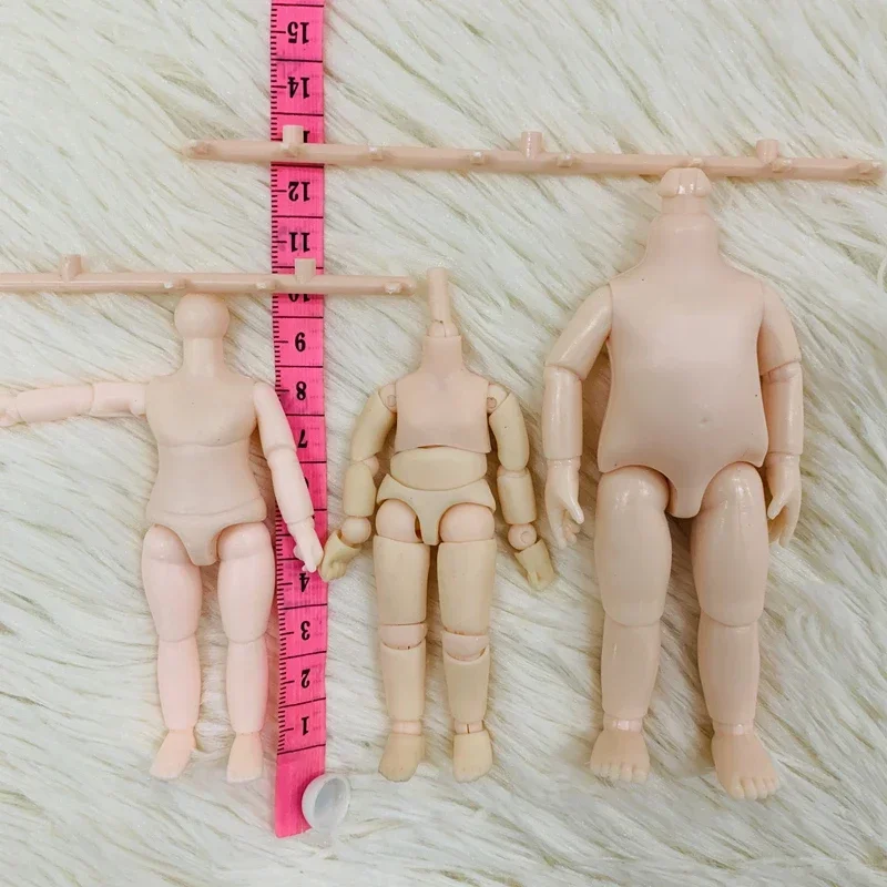 BJD 1/12 Doll Body 10.5 Cm Naked Baby New Fashion Naked Baby with Movable Joints Is Not Suitable for 16cm Toy Head