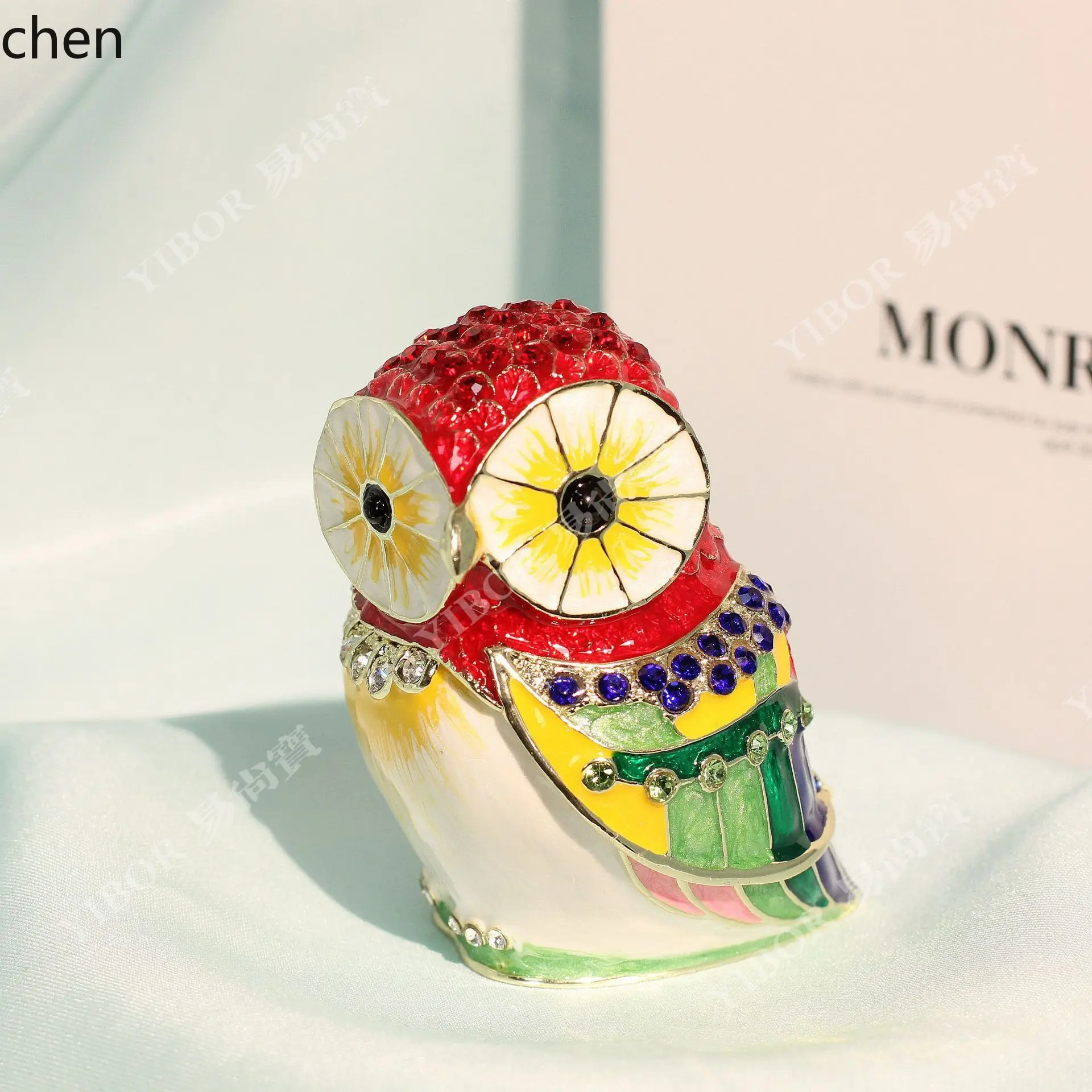 ZML Metal Enamel Scenic Area Craft Creative Home Decorative Ornaments