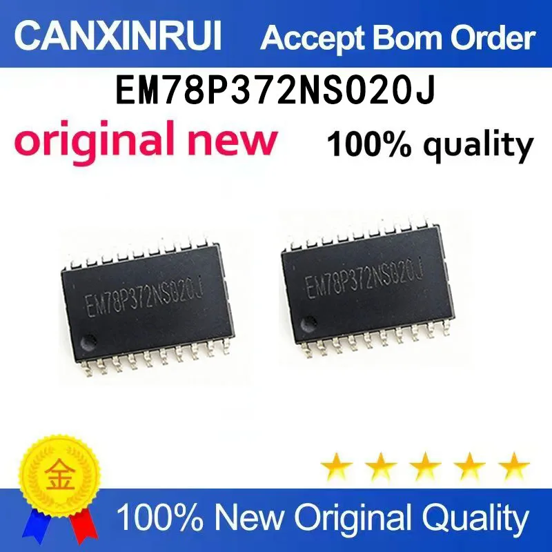 (5-100 PCS)  Brand new original EM78P372NSO20J SOP-20 spot chip IC