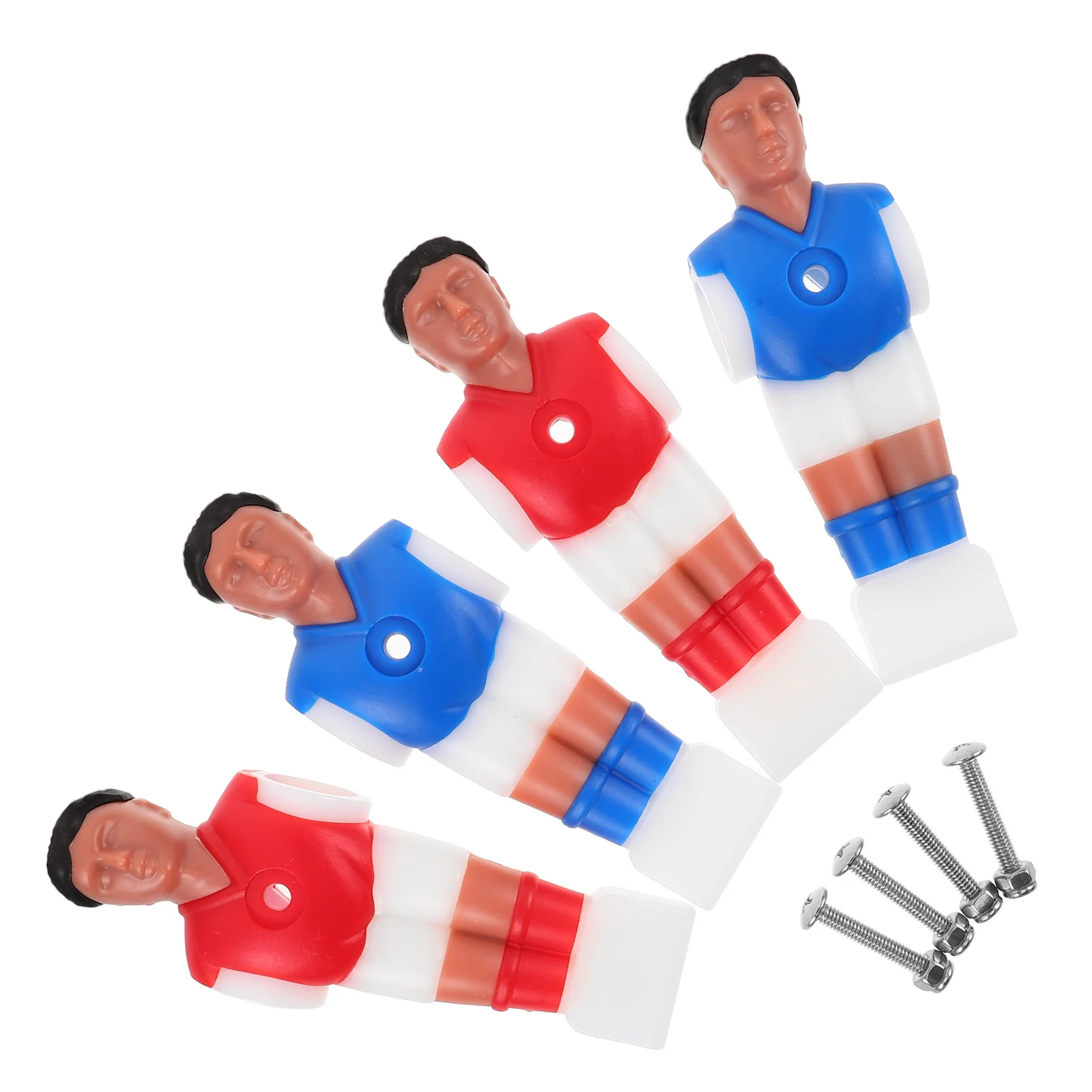 

2Sets Foosball Player Figures Durable Material Authentic Touch Versatile Multiplayer Competitions Home Office Team Building