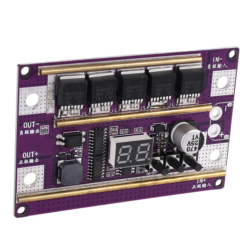 

ABRW-Mini Spot Welder Machine DIY Kit 99 Gears Of Power Adjustable Spots Welding Control Board For 18650 Battery Welder