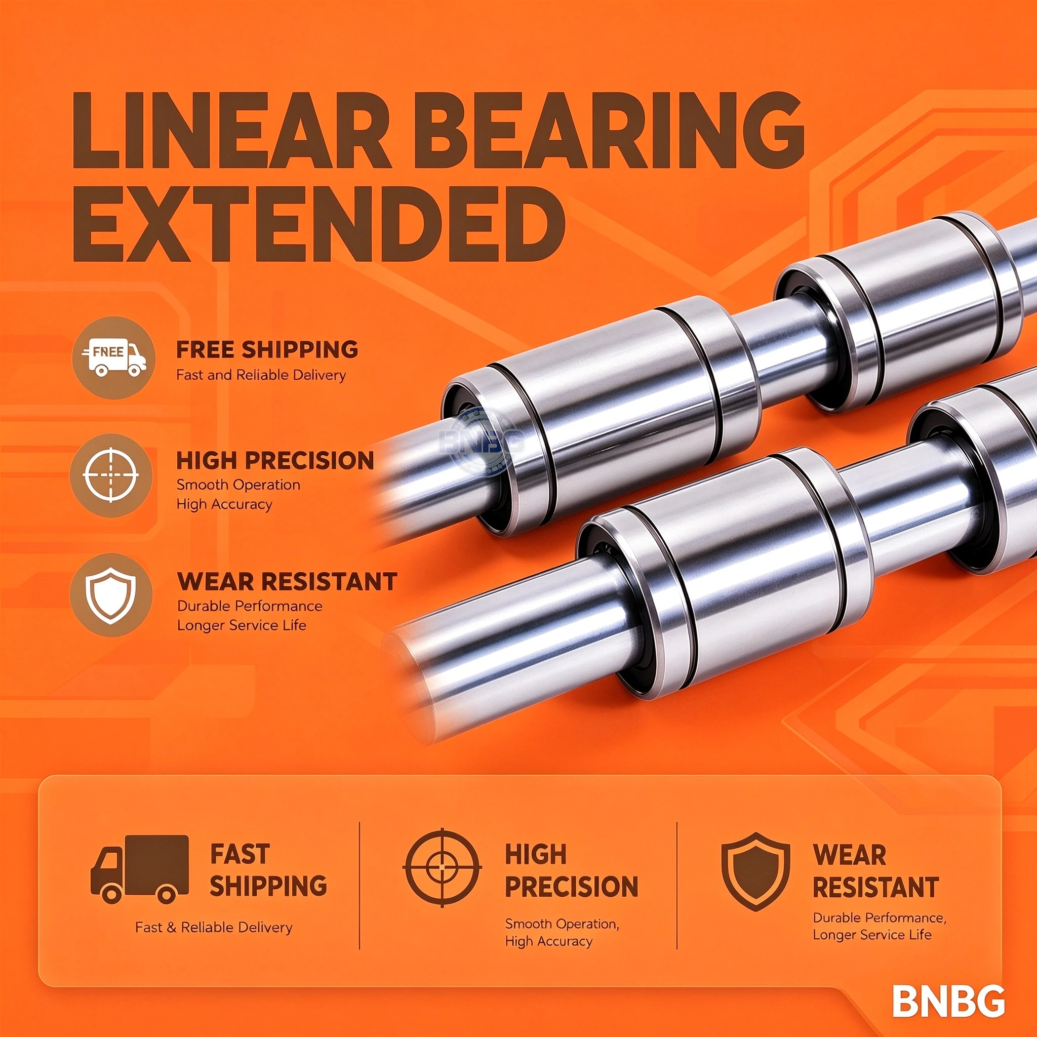 2pcs Bearing LM3LUU LM4LUU LM5LUU LM6LUU LM8LUU LM10LUU LM12LUU LM13LUU LM16LUU LM20LUU LM25LUU LM30LUU LM35LUU