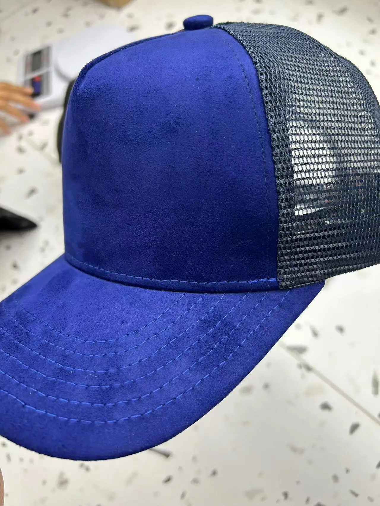 Unisex 5-Panel-Wildleder-Mesh-Baseballkappe für vier Jahreszeiten, für Männer und Frauen, leere Snapback-Kappen, Papa-Hüte, Outdoor-Sport, Sonne, Gorras – Detail 15