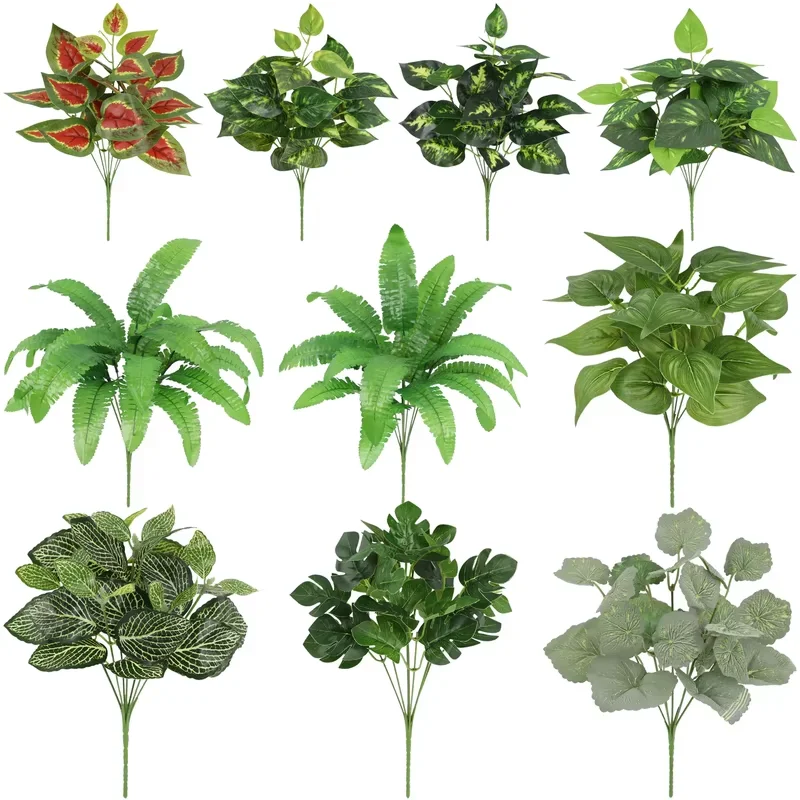 

Artificial Philodendron Leaf Bundle — Fresh Greenery Decorative Branches and Leaves Home & Office Floral Arrangement Accessory