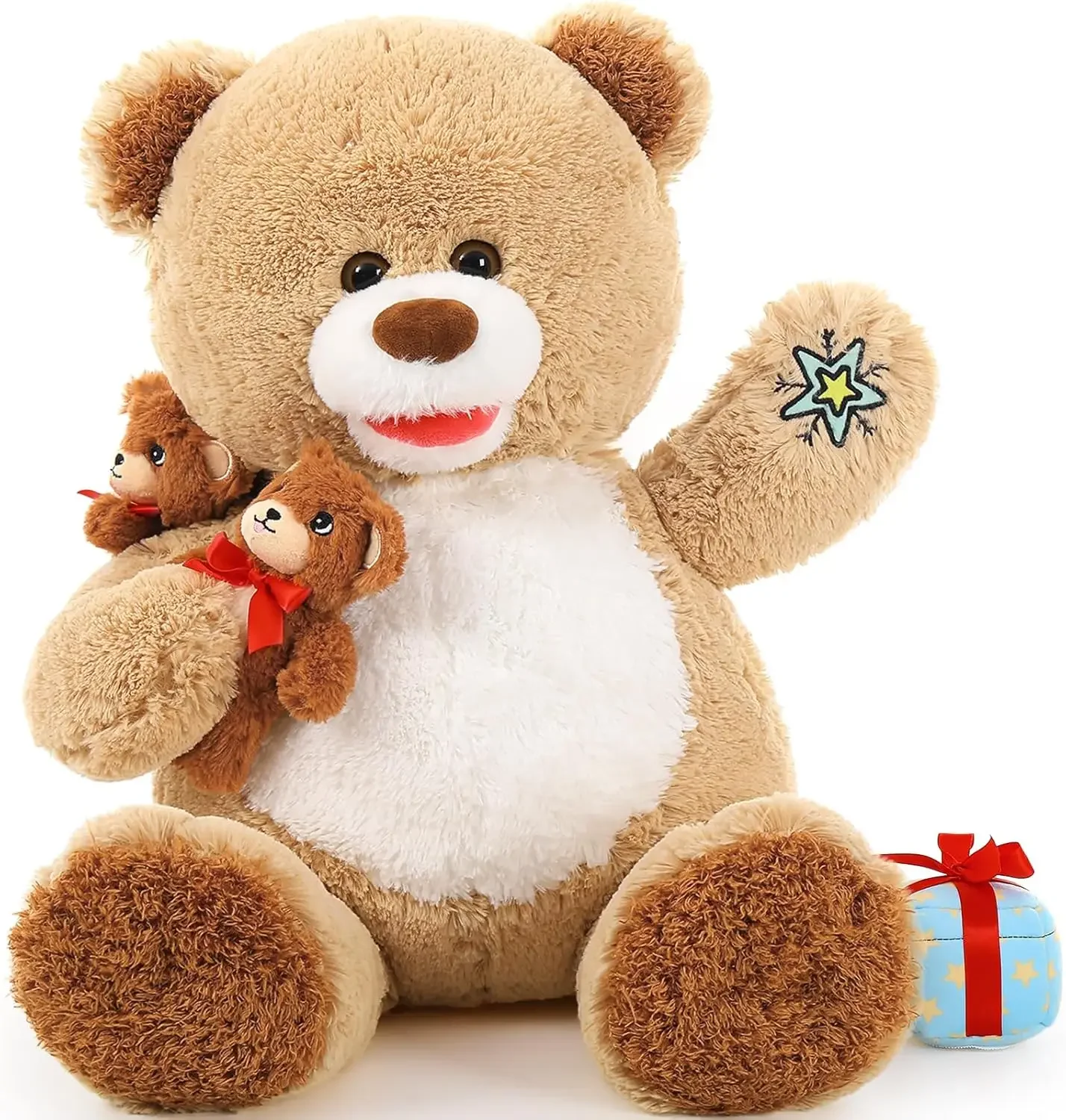 MaoGoLan Christmas Bear 2023 with 2 Baby Bears,24