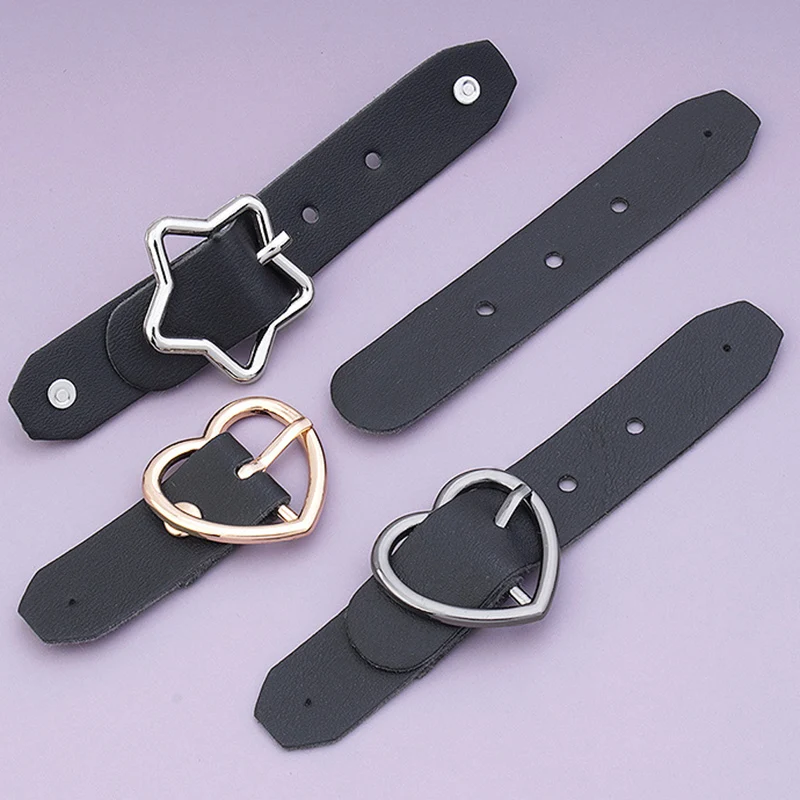 Versatile Leather Buckle Fastener Adjustable Replacement Waist Belt DIY Accessories Handmade Jeans Waist Button Sewing Connector