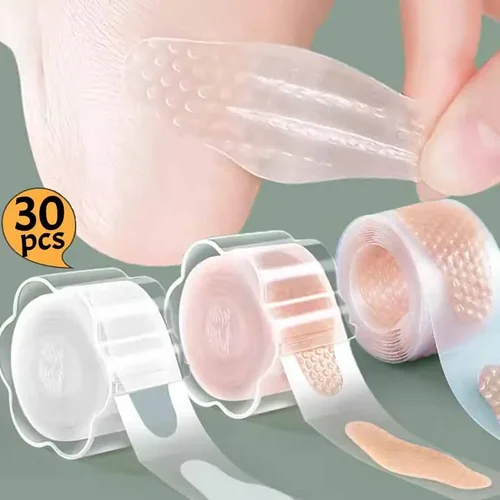Parches de silicona antidesgaste para pies, 6 estilos, Gel Invisible para mujeres y hombres, Protector de talón, parche adhesivo para el cuidado de los pies, pegatinas, cojín