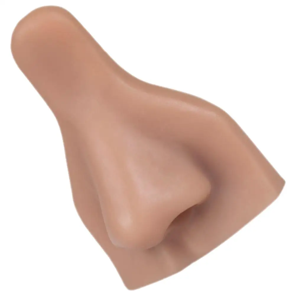 

Silicone Nose Tools Durable Body Part for Display Prosthetics Training Piercing Practice Parts Smooth Surface Long