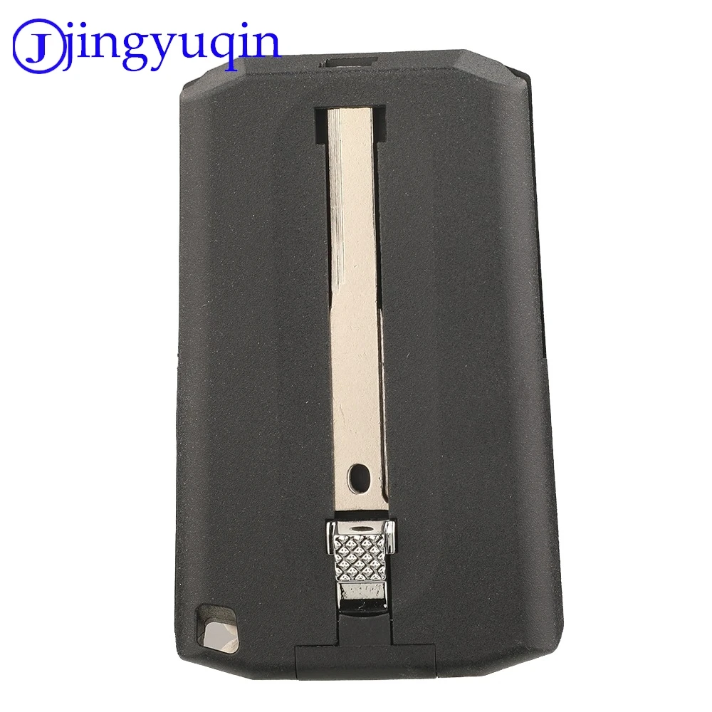 Jingyuqin 2 أزرار حافظة مفتاح بعيد قابلة للطي لمرسيدس بنز، قذيفة، مفتاحين، بدون شعار لمرسيدس بنز Actros MP 4 #3