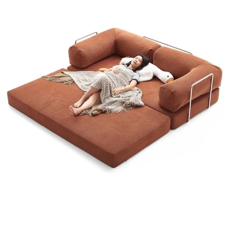 

Sofa bed folding dual-purpose small apartment sofa