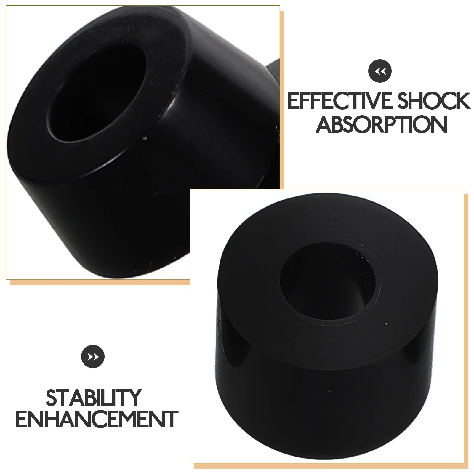 مجموعة واحدة من وسادات امتصاص الصدمات على لوح التزلج من مادة البولي يوريثان لتخفيف الاهتزاز لتعزيز الاستقرار والتحكم في الجميع #2