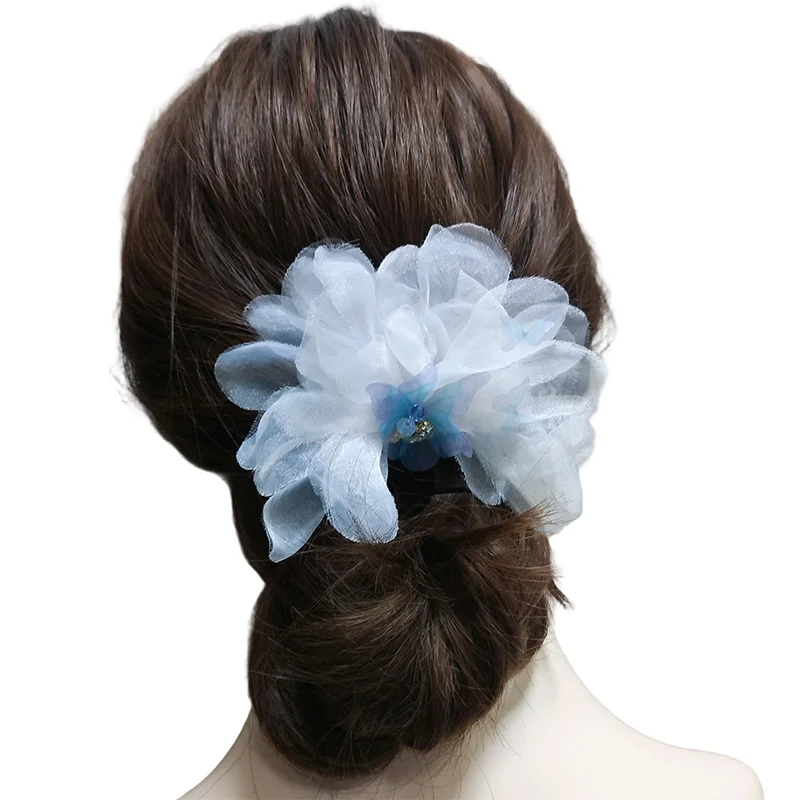 

Новый стиль для девочек, заколки для волос ручной работы с белым цветком и бабочкой, аксессуары для волос для женщин, заколки для волос, подарочные головные уборы