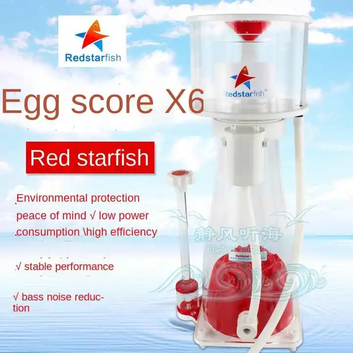 Red Starfish  Sea Fish Tank Protein Separator Nitrogen Former Delicate Bubbles