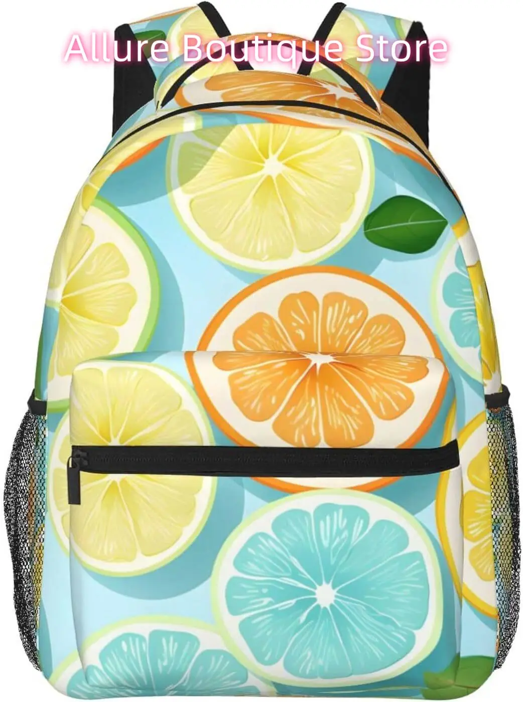 

laptop bag back to school Colorful Delicious Lemon Lightweight Laptop Backpack Lightweight Multipurpose Travel Casual Daypack Un