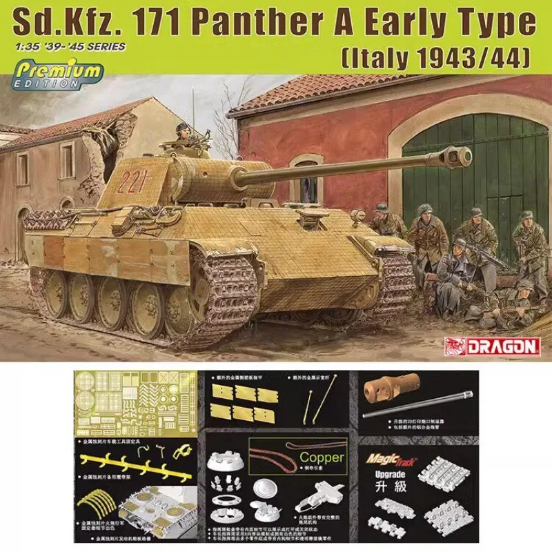 Dragon 6920 1/35 Sd.Kfz.171 Panther A Early Type Italy 1943/44 Premium Edition Kit
