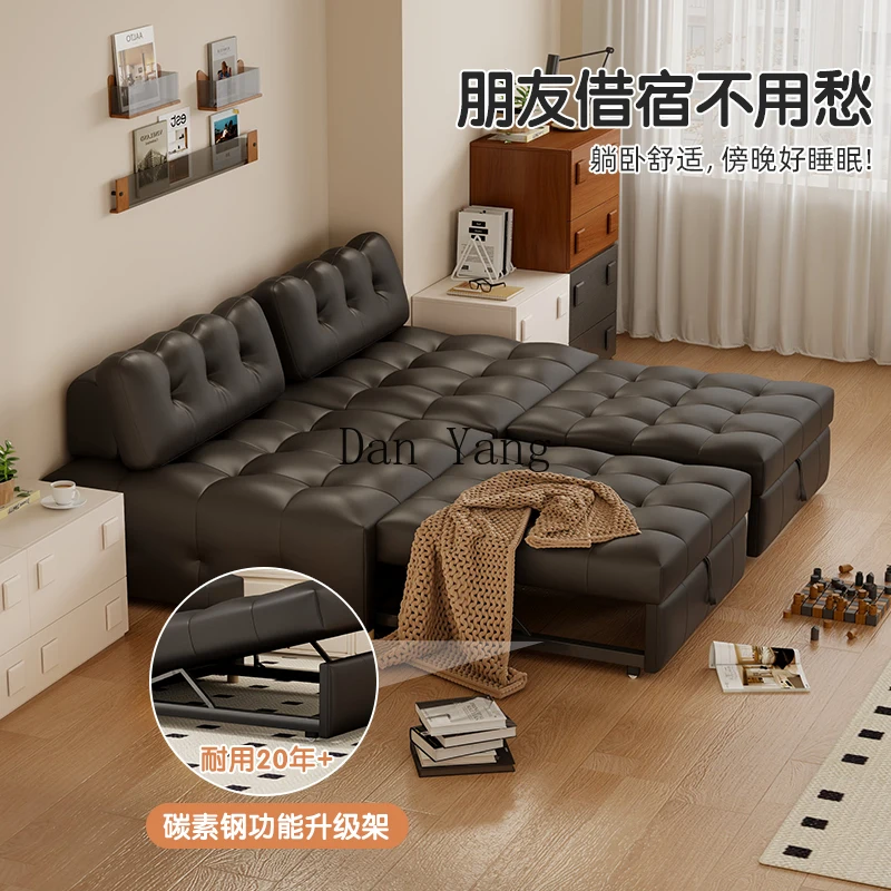 LAB black cat scratching skin lazy concubine bit tofu cube puff telescopic pull-out bed