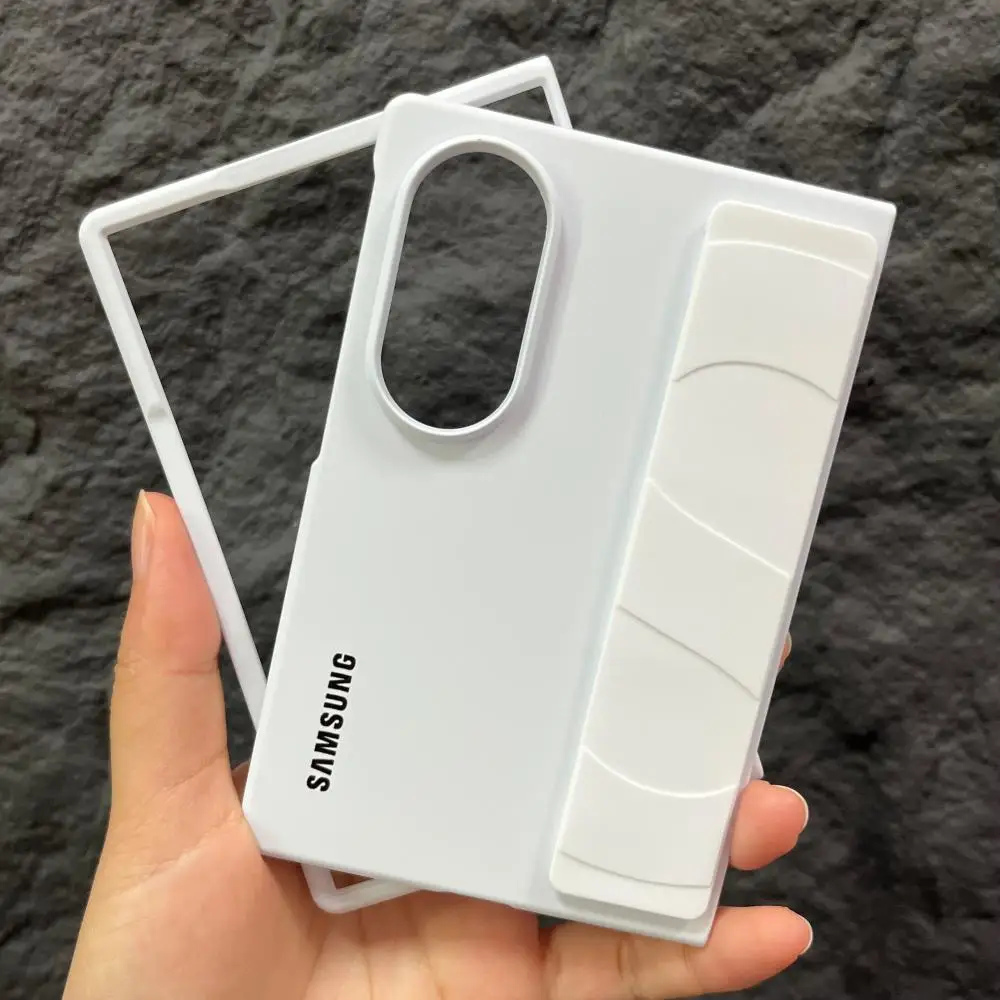 Flüssigsilikon-Armband-Handyhülle für Samsung Galaxy Z Fold 8Ultra Fold 8 7 6 5 4 3 Einfarbige Hartschalen-Schutzhülle aus PC – Detail 12