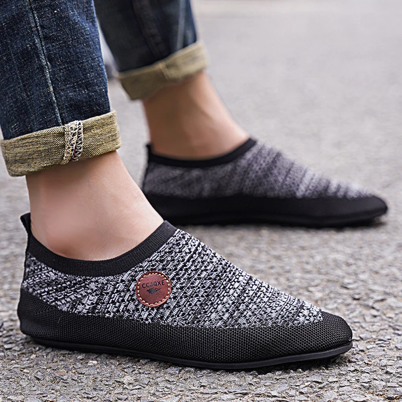 MAEDEF Mens Loafers Thin Bottom Mesh Summer Lightweight Driving Moccasins Slip on Casual Shoes for Men Comfortable Walking Shoes