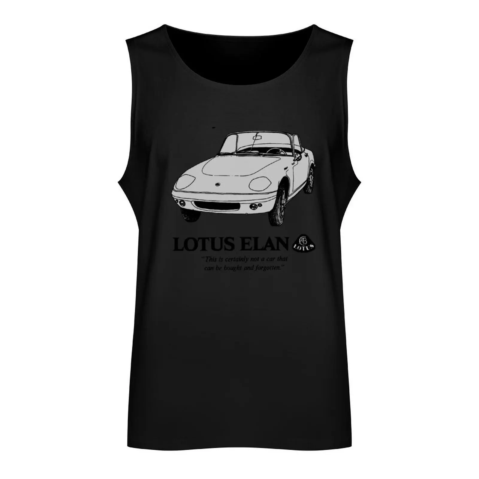 ELAN SPORTS CAR Tank Top Men's summer clothes 2024 sleeveless t-shirts for men gym for men T-shirt for fitness