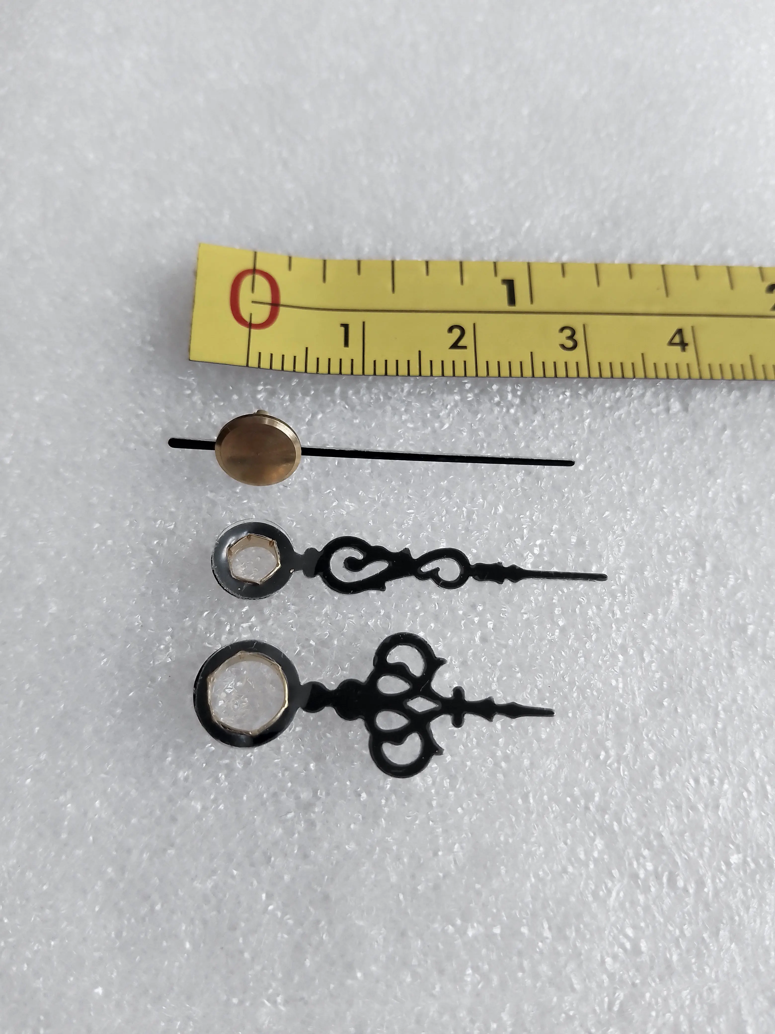 S Shaft Short Clock Hands 51#Black (Just Hands) Metal Aluminum DIY Quartz Clock Accessory High quality Kits
