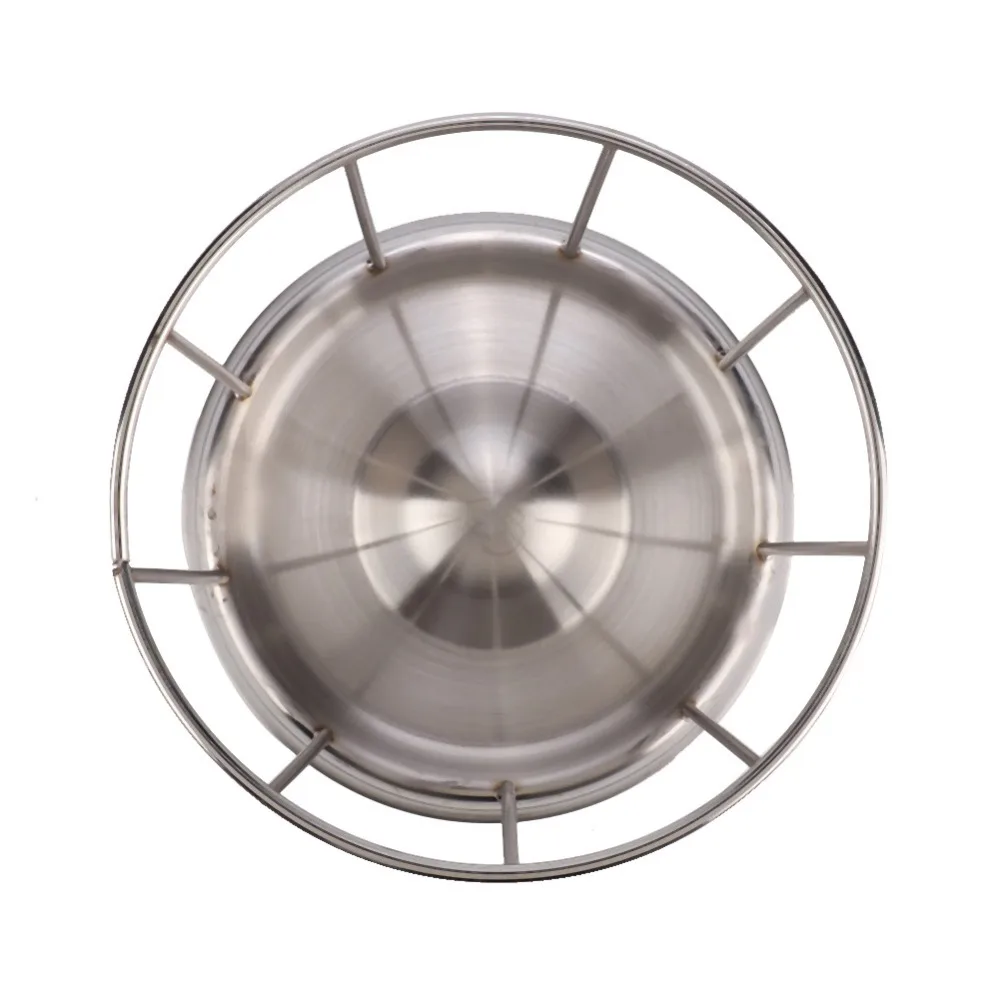 Stainless Steel Reptile Food Bowl Smooth Edge Corrosion Resistant Water Turtle Dish Lightweight Easy Clean Tortoise Feeder Bowl